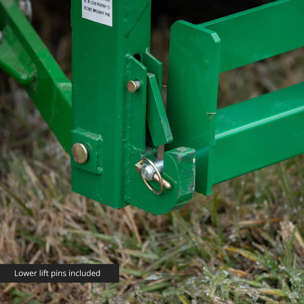 Tractor Drawbar with Suitcase Weight Brackets, 2 Receiver, CAT 1 3-Pt Y4035