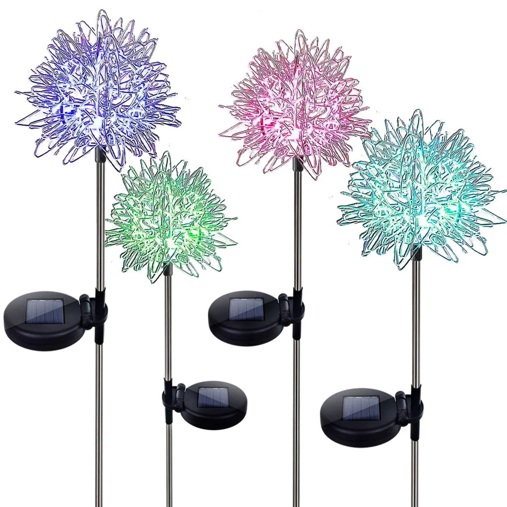 4 Pack Waterproof Solar LED Garden Lights W4887