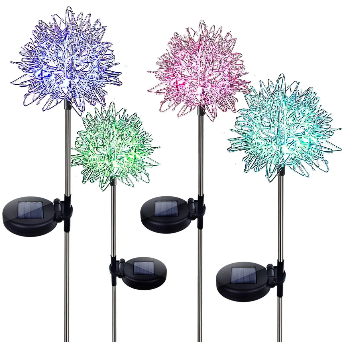 4 Pack Waterproof Solar LED Garden Lights W4887