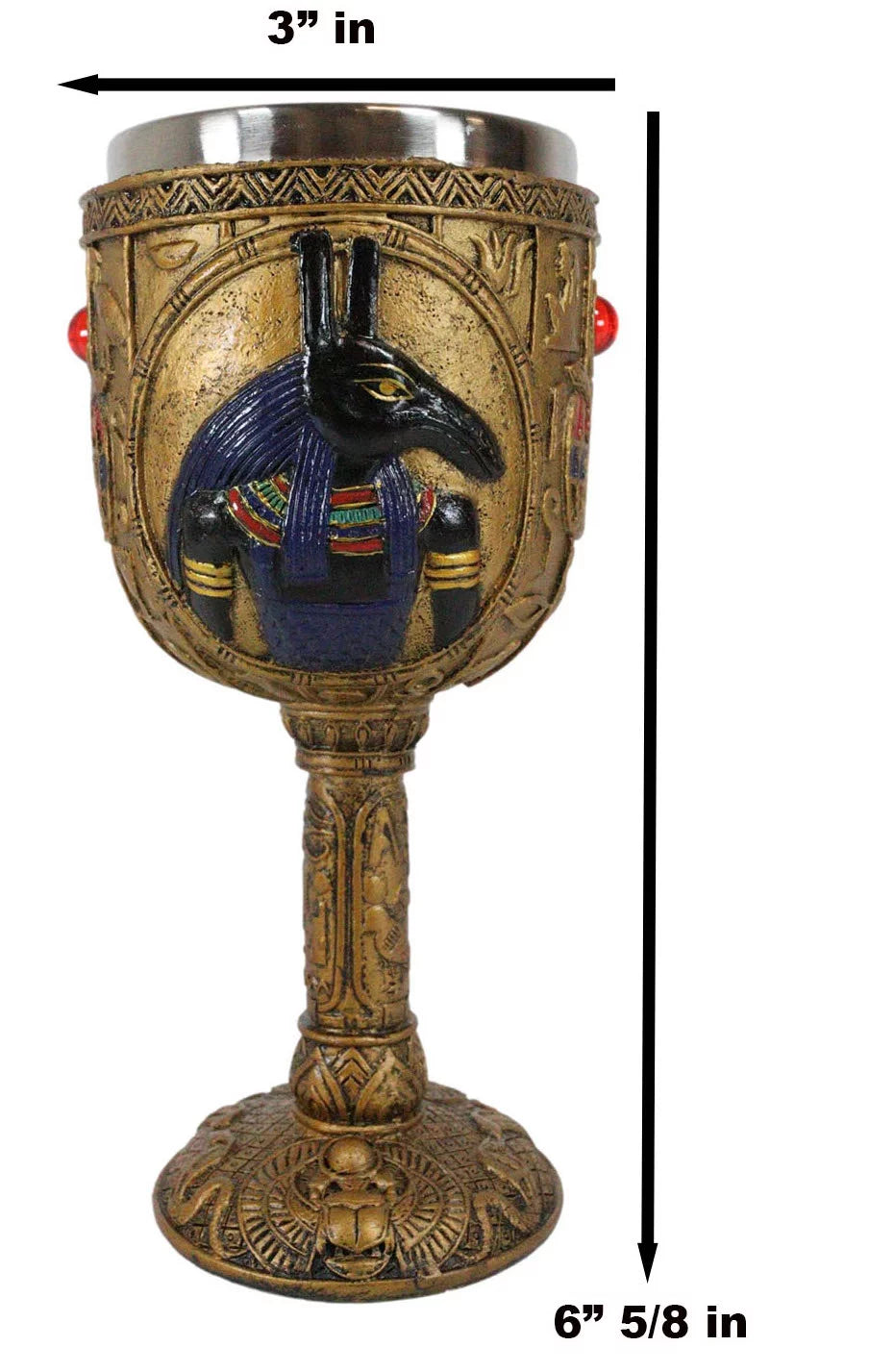Egyptian Wine Goblet 6oz E238491