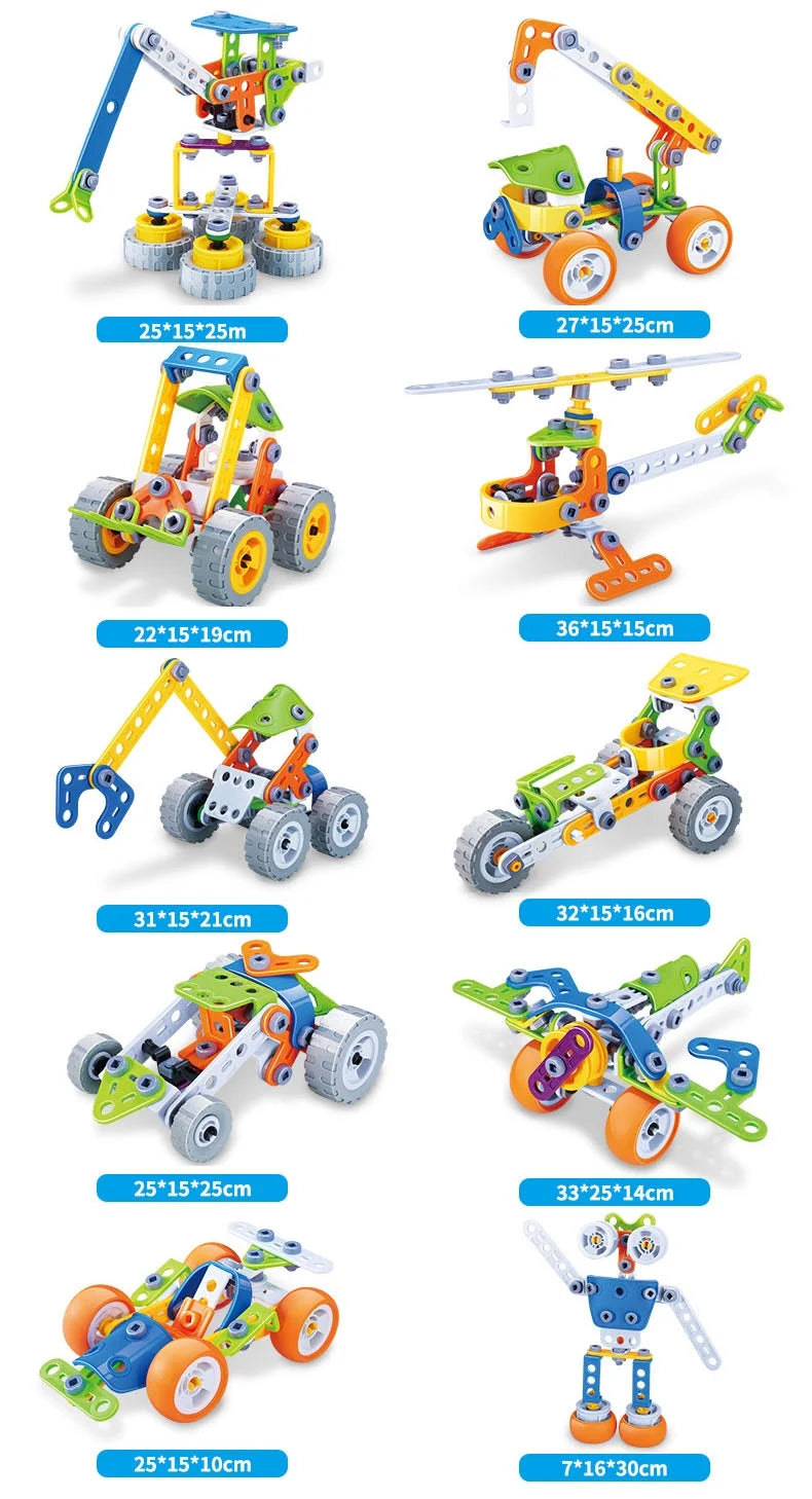 167 Pieces STEM Toy Building Blocks Set T859805