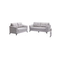 Linen Fabric Sofa Loveseat W6039