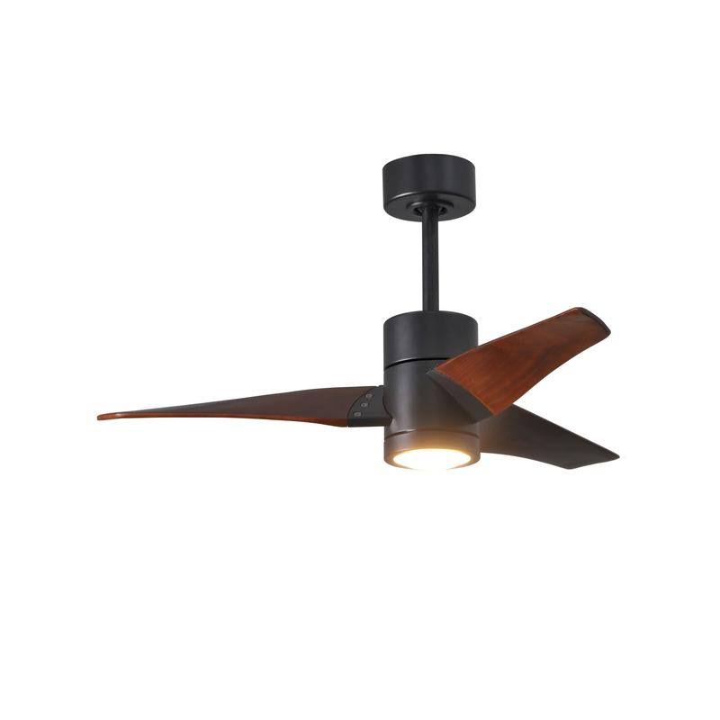 Textured Bronze and Matte White Ceiling Fan V47025