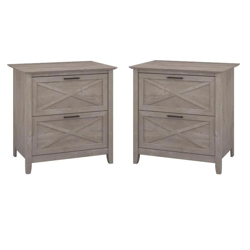 2 Piece 2 Drawer Lateral Filing Cabinet Set K3822