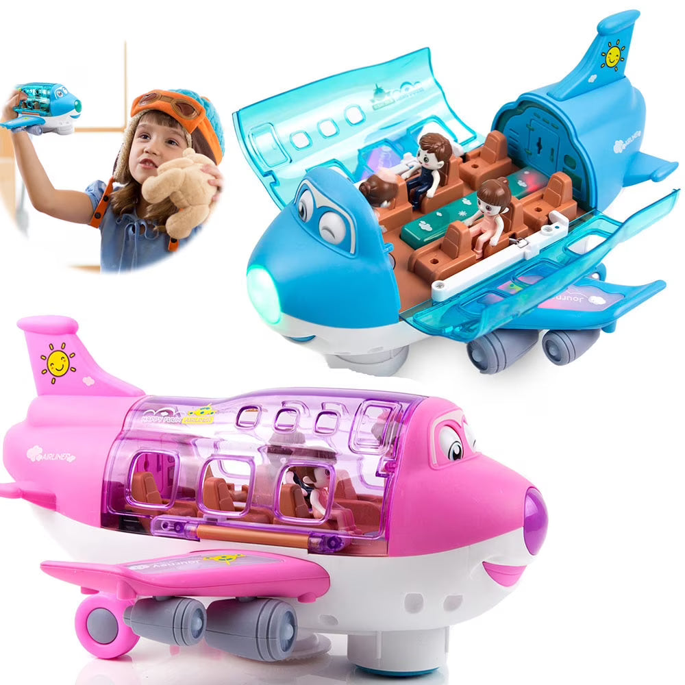 Kids' Play Airplanes with LED Flashing Lights and Sounds U5701