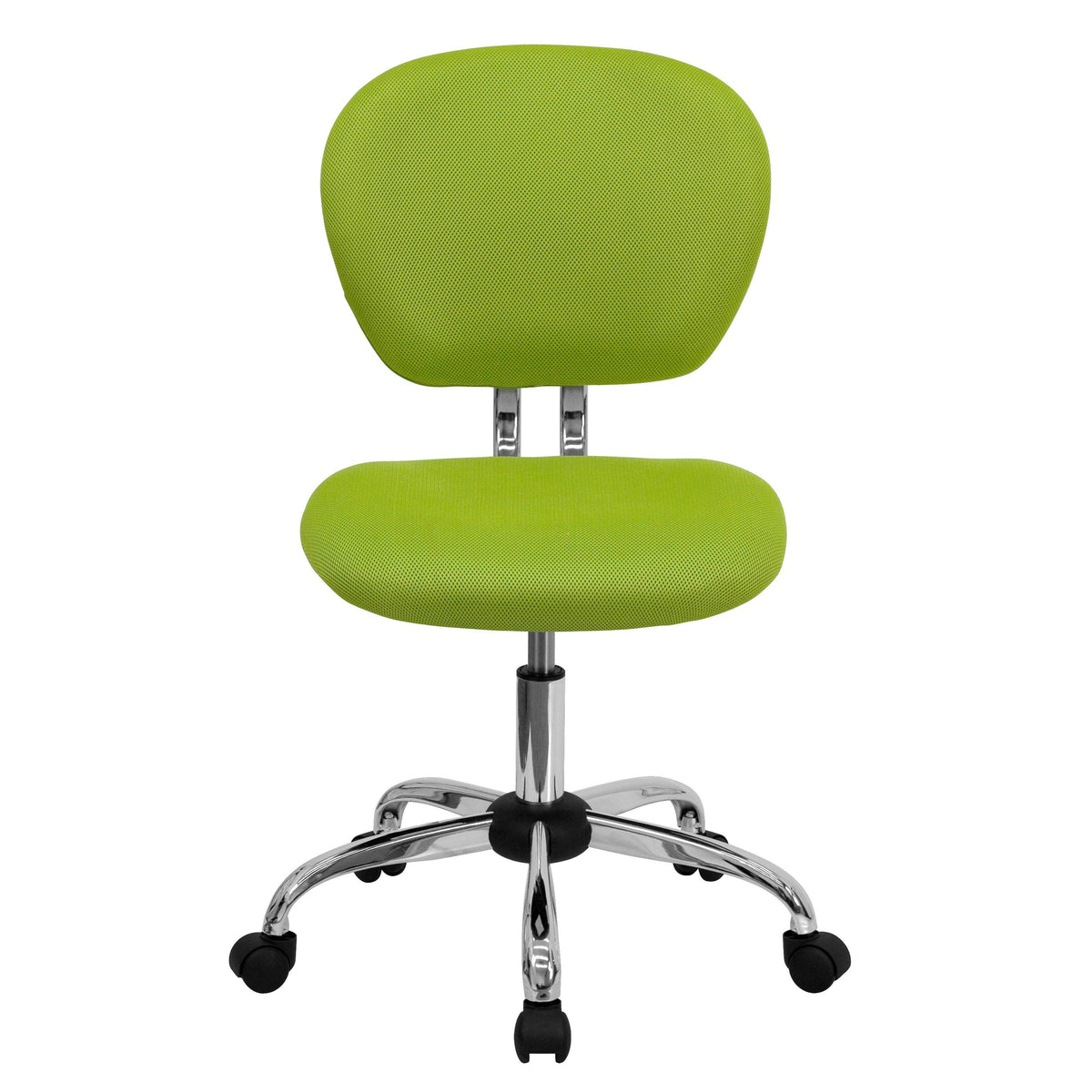 Yellow Mid-Back Mesh Padded Swivel Task Office Chair E6395