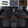 Red Waterproof Full Coverage Car Floor Mats S80074
