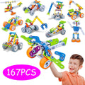 167 Pieces STEM Toy Building Blocks Set T859805