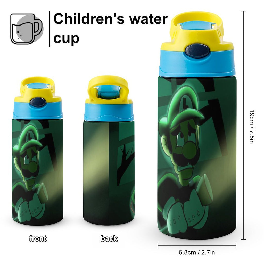 Insulated Stainless Steel Water Bottle with Straw U26385