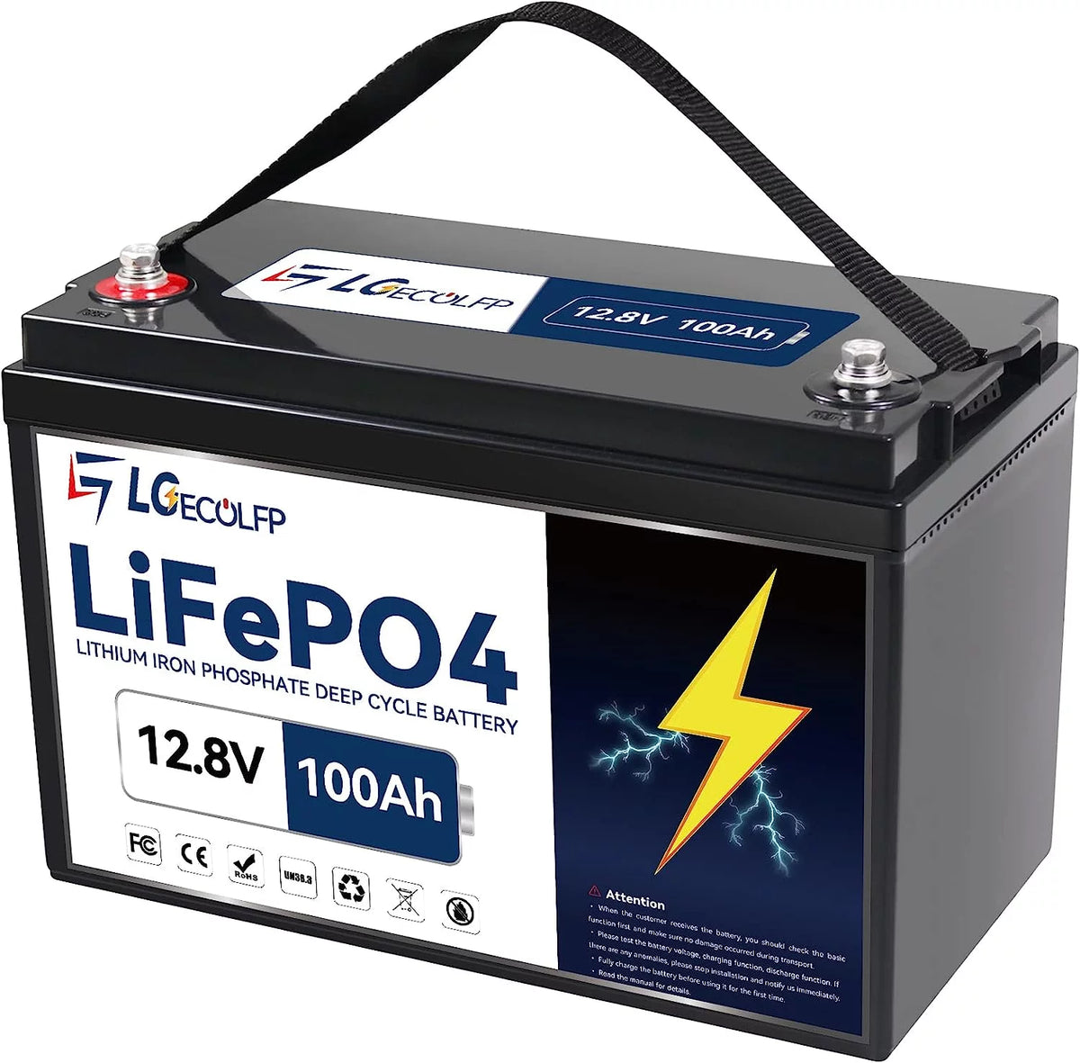 12V 100Ah LiFePO4 Battery X1596