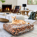 Medium Rectangle Faux Fur Pet Bed A453
