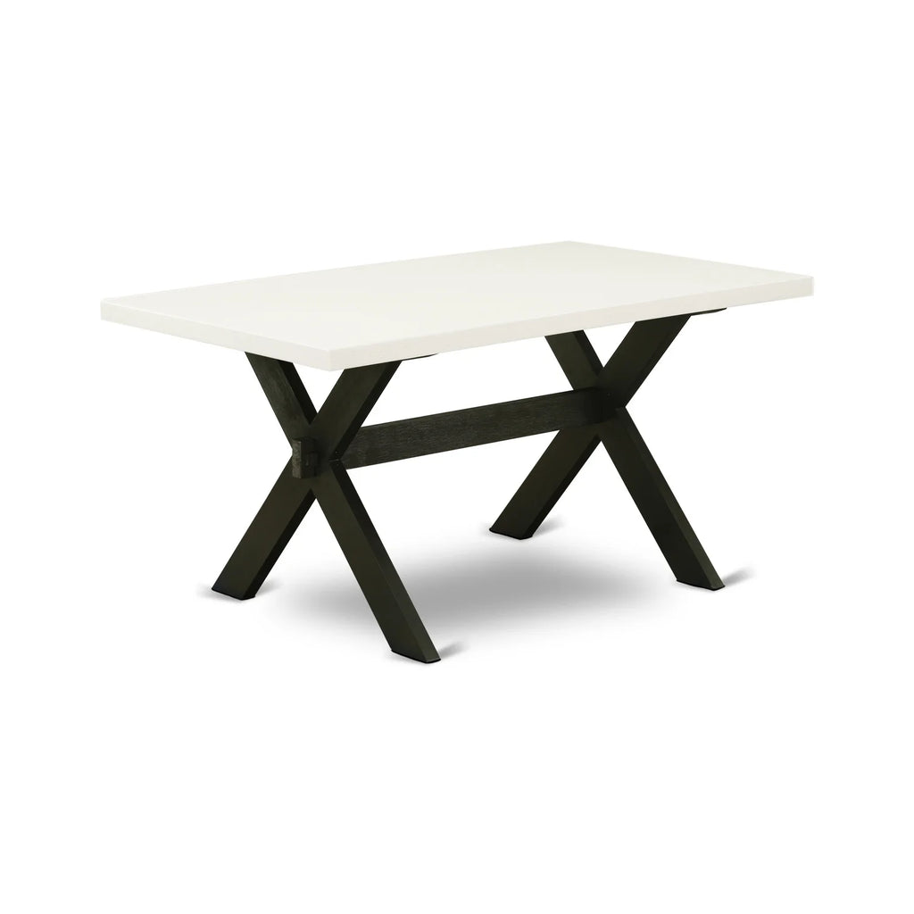 7-Piece Modern Dining Table Set with 6 Chairs M701874