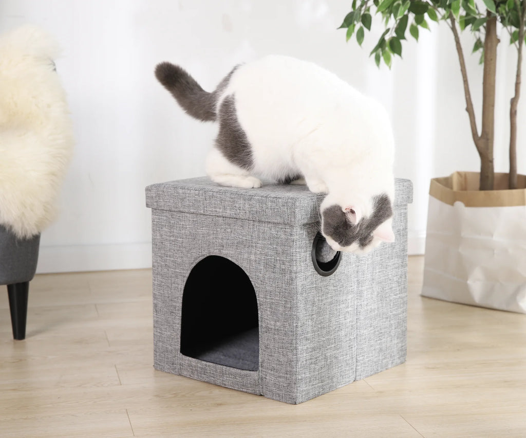 Gray 15" Cat Cube Condo G31066