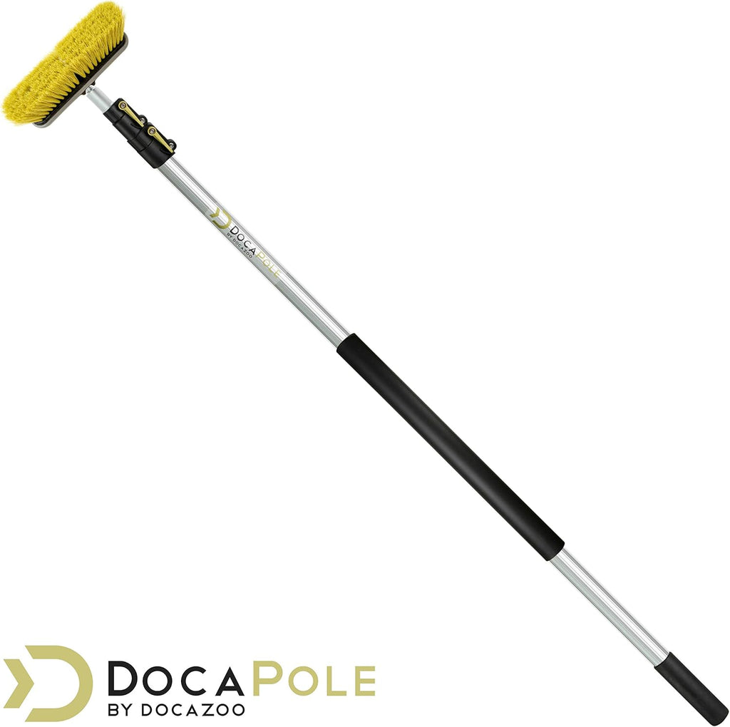 11 Inch Medium Bristle Deck Brush with Telescoping Pole B74985