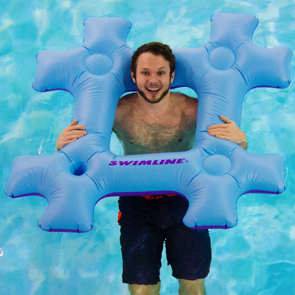 Blue Hashtag Pool Float R996443