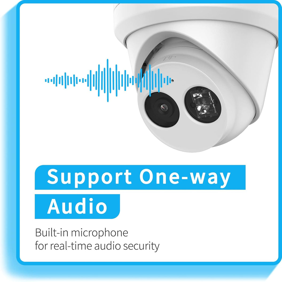 4K PoE Turret IP Camera with 2.8mm Lens, Night Vision, IP67 Waterproof P4672