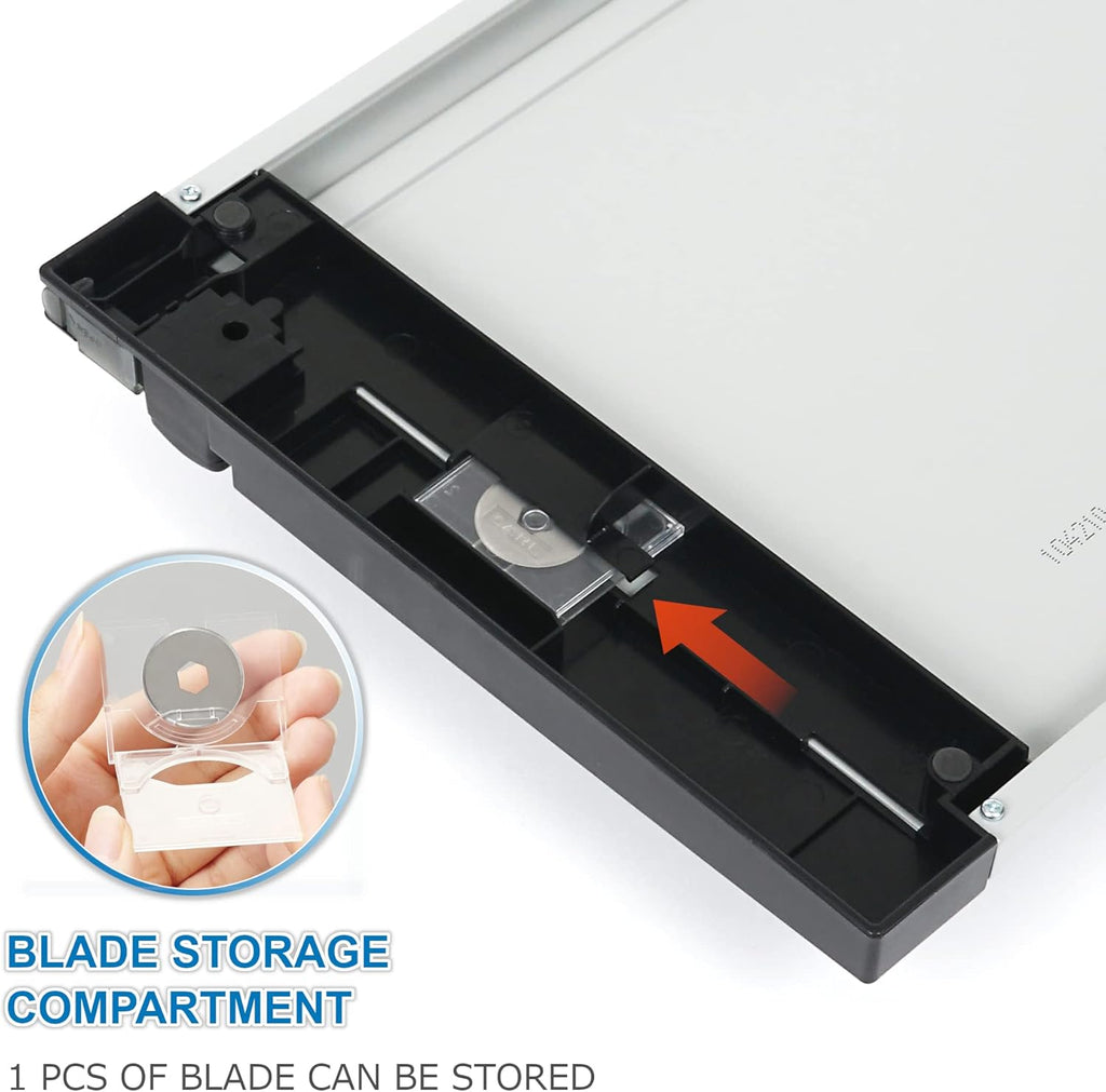18 inch Rotary Paper Trimmer, Metal Base, 15 Sheet Cutting Capacity, Pack of 2 F28543