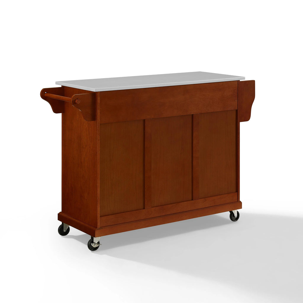 Wood Granite Top Kitchen Cart T350