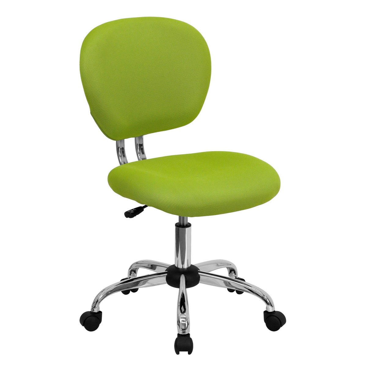 Yellow Mid-Back Mesh Padded Swivel Task Office Chair E6395