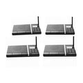 Black 4 Station Wireless Intercom System G784