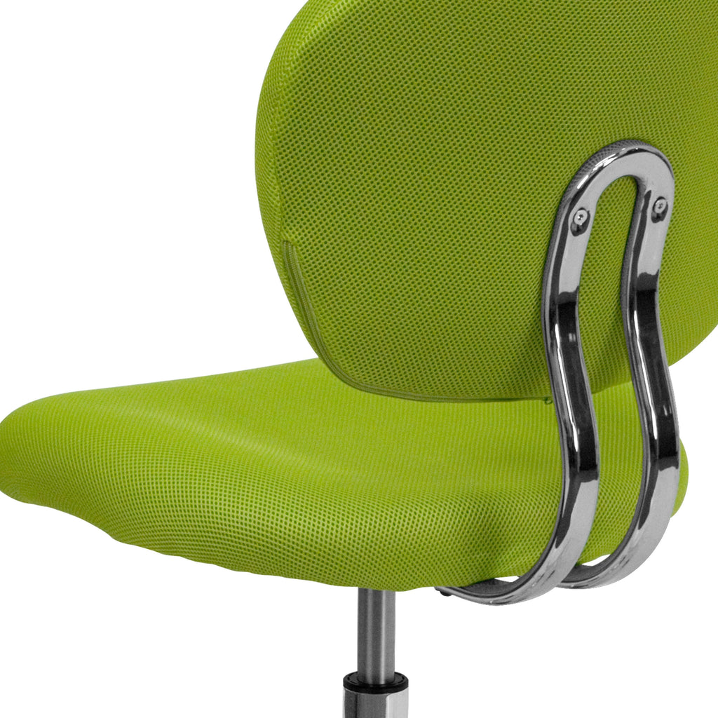 Yellow Mid-Back Mesh Padded Swivel Task Office Chair E6395