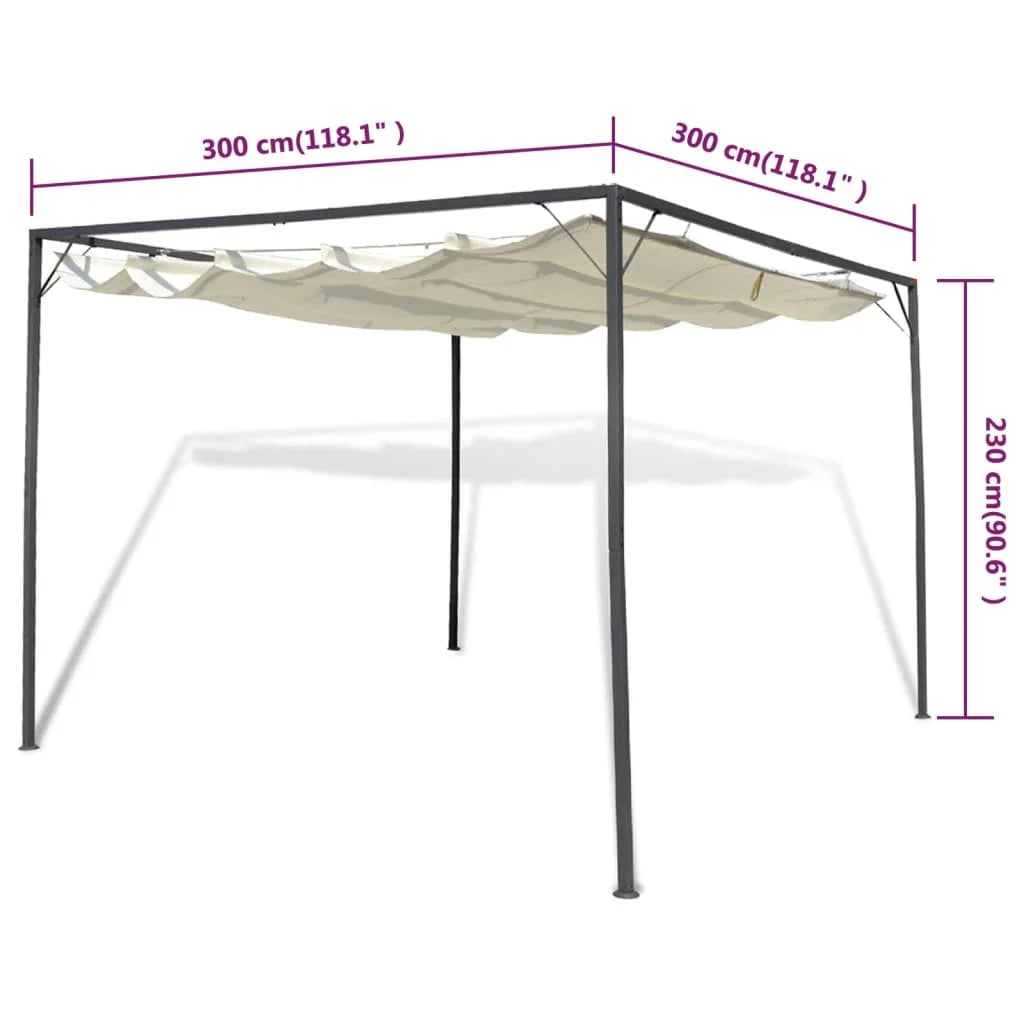 Retractable Roof Gazebo K3045