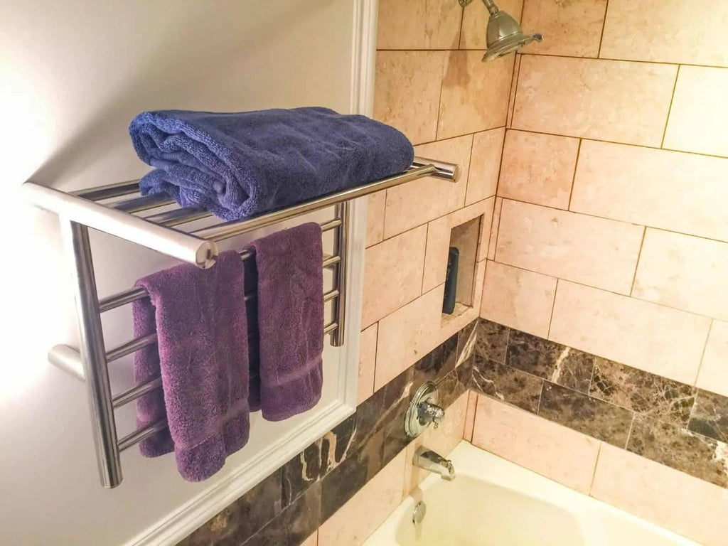 Brushed Towel Warmer Shelf O68850