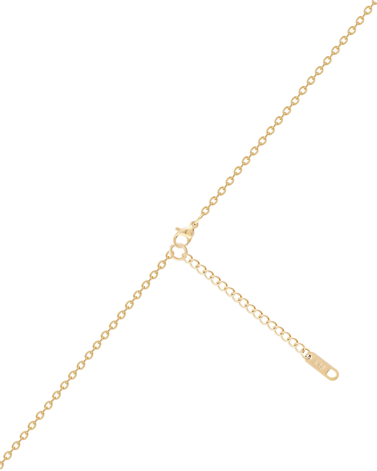 18K Gold Plated Stainless Steel Necklace Pendant Necklace F840073