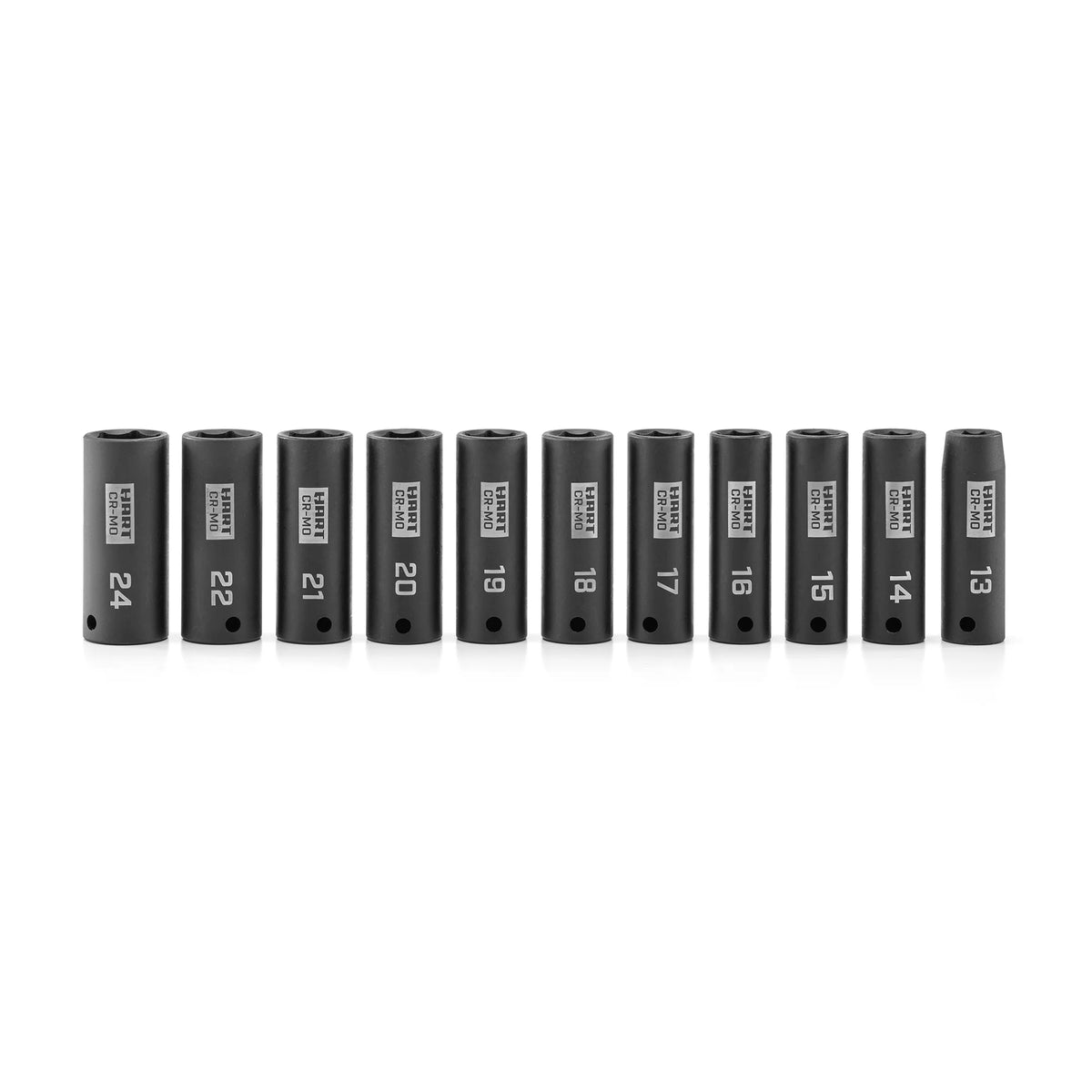 11 Piece 1/2 CR-MO Impact Rated Socket Set J87473