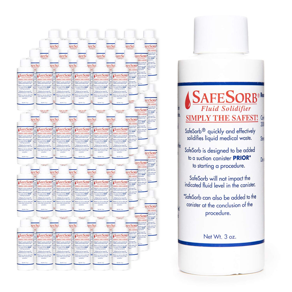 Spill Absorbent Powder, 16000cc, 16 Bottles Per Case J632
