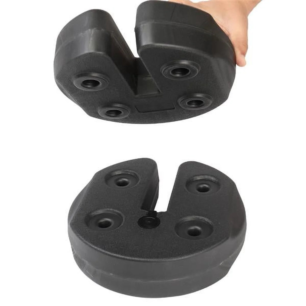 6pcs Canopy Water Fillable Weight Plates Black F4541