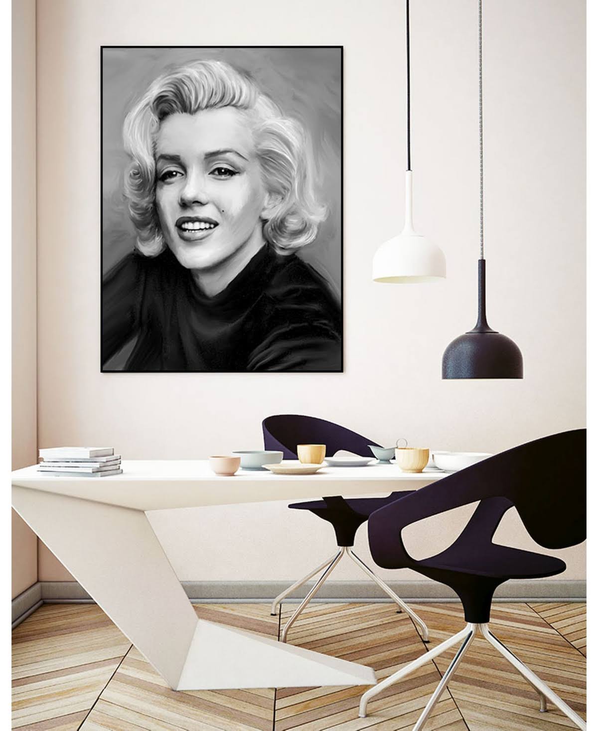 Tan Framed Canvas I3145