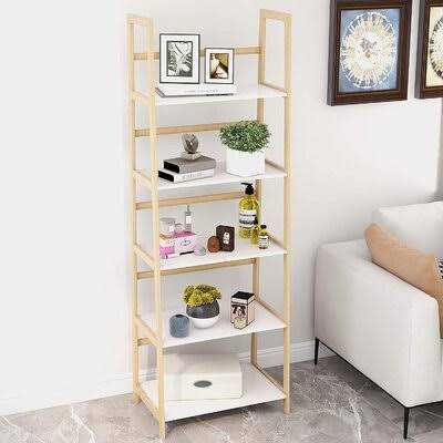 Solid Wood Ladder Bookcase K836089