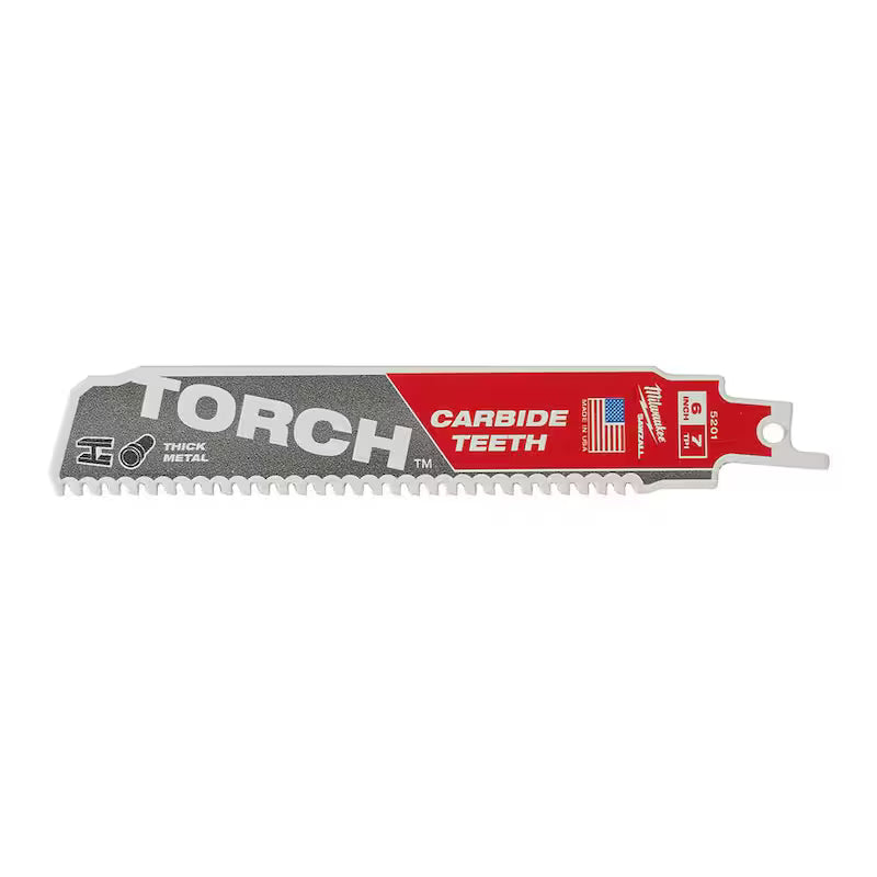 18V Cordless Reciprocating Saw with Metal Cutting Saw Blade L93443