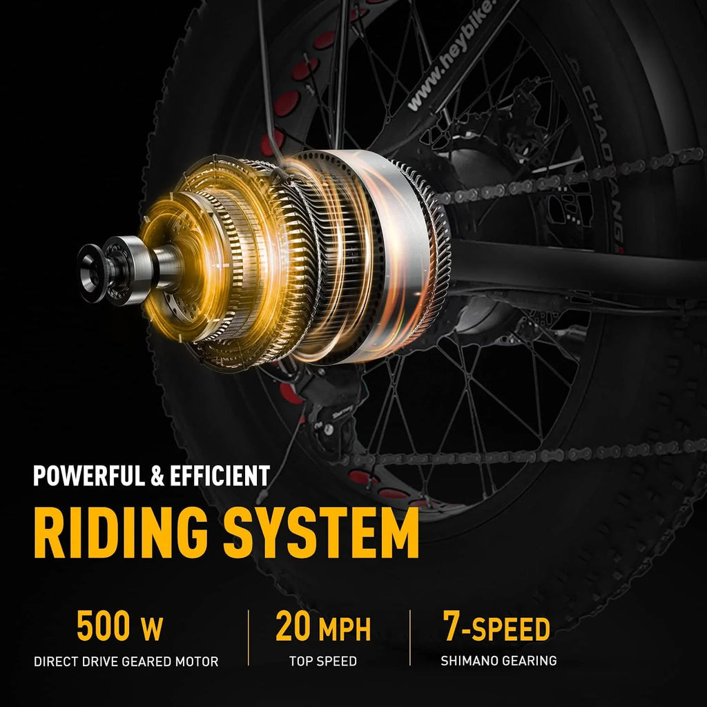 Foldable 20 x 4.0 Fat Tire Electric Bike with 500W Motor H25544